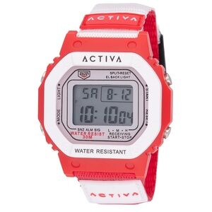 Activa Spectra X Invicta Digital Unisex Watch - 44.5mm, Red, White (ACWF008)